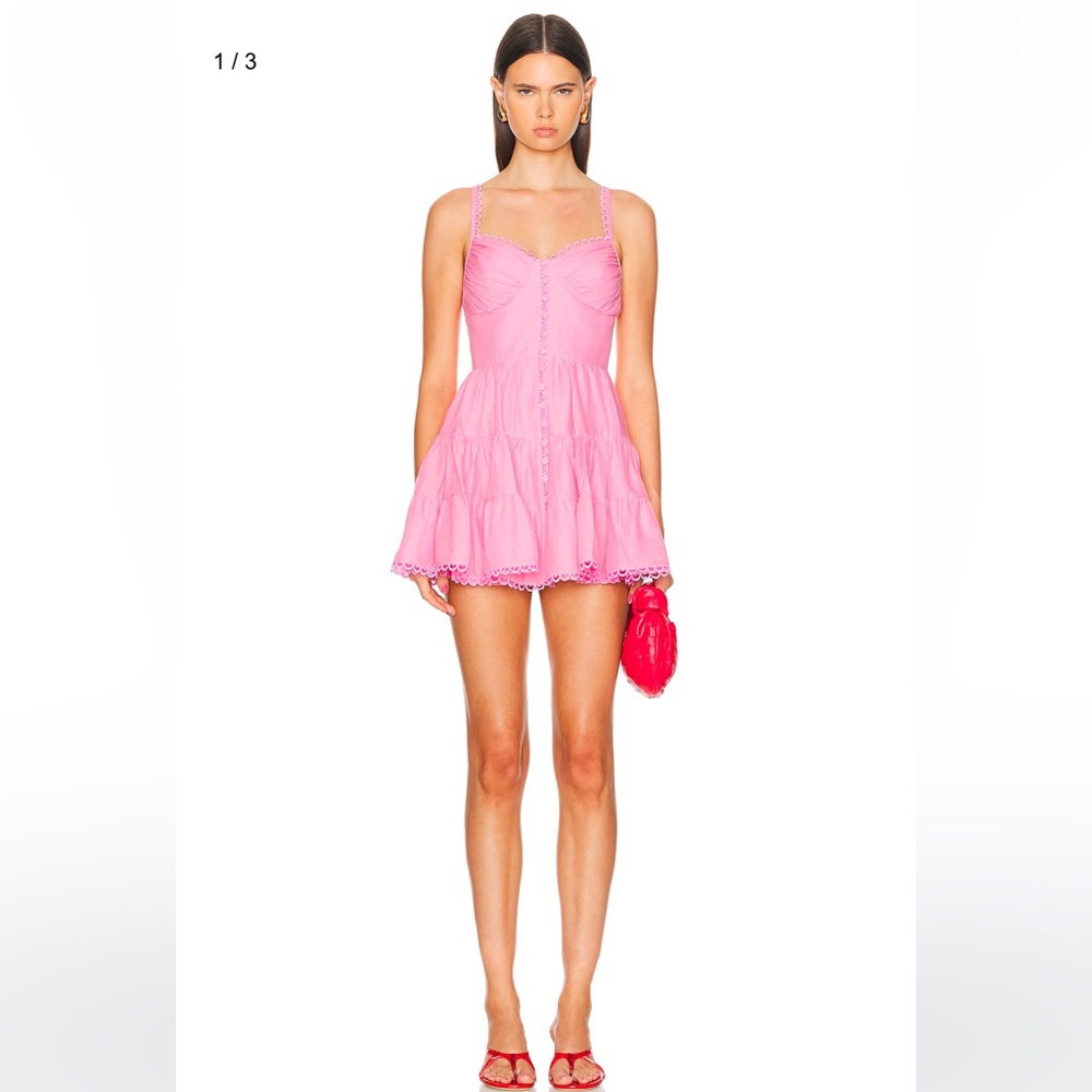 Charo Ruiz Angy Dress in Rose Quartz size Small NWT